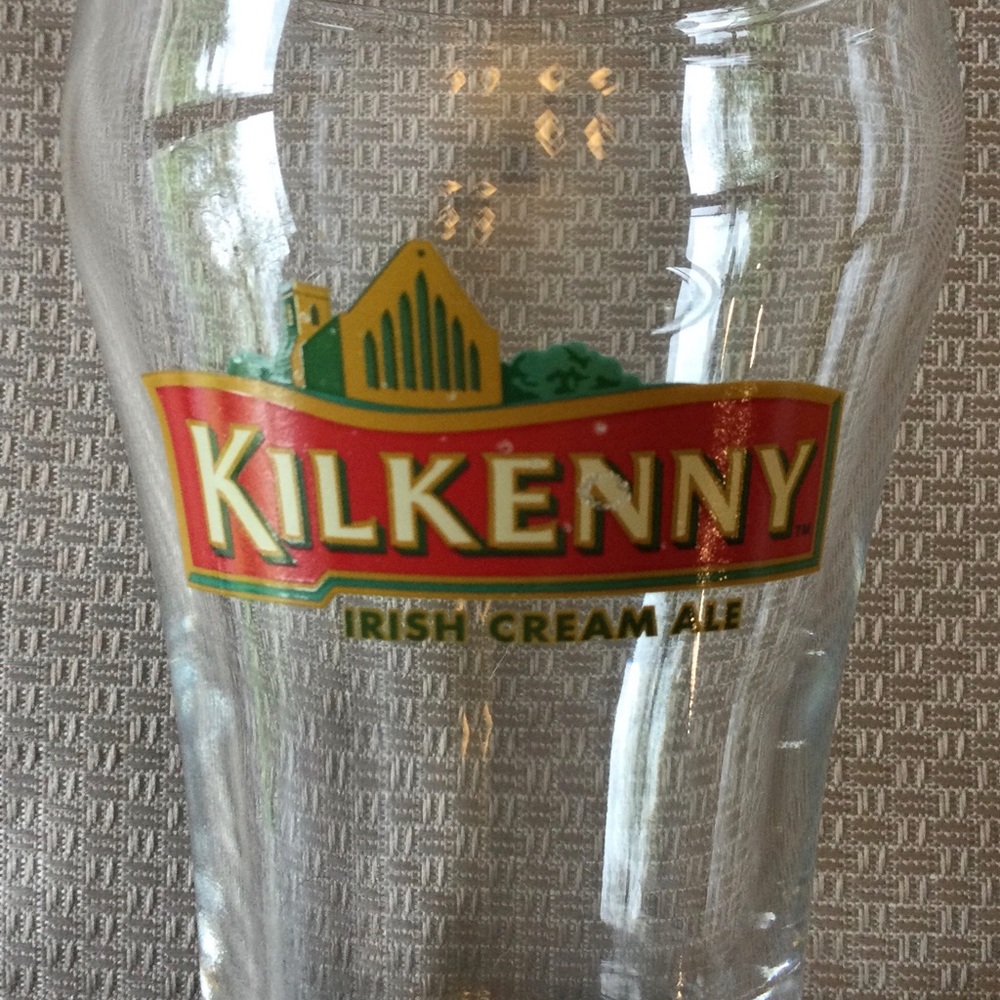 COPY - 1 Kilkenny Irish Cream Ale Beer Tasting Sampling Glass 4” Height